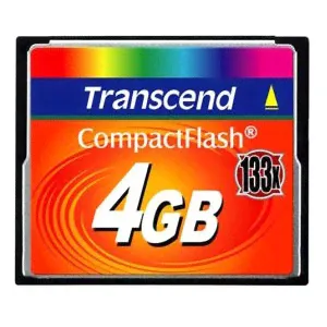 4Gb Compact Flash Transcend 133x (TS4GCF133)