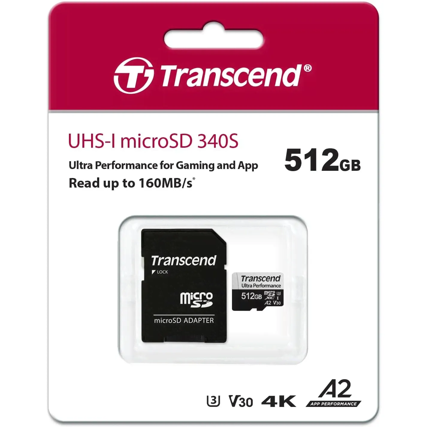 Карта памяти Transcend 128GB TS128GUSD340S