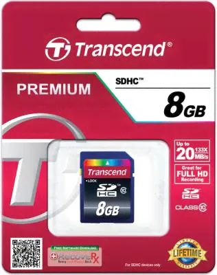 Карта памяти SDHC 8Gb Transcend Class10-0