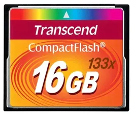 Карта памяти Transcend CF Premium CompactFlash 133x 16Gb