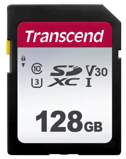 Карта памяти 128Gb Transcend 300S SDXC UHS-I U3 V30