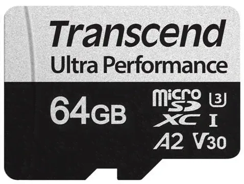 Карта памяти microSD (TransFlash) 64Gb Transcend TS64GUSD340S