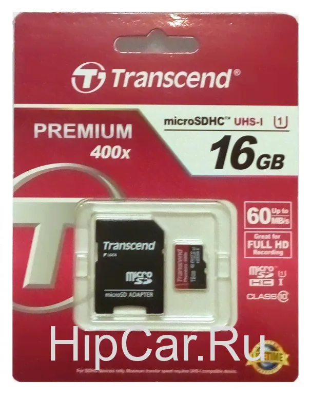 Transcend microSD 16GB TS16GUSDU1