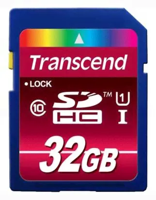 Карта памяти SDHC Transcend 32ГБ TS32GSDHC10U1