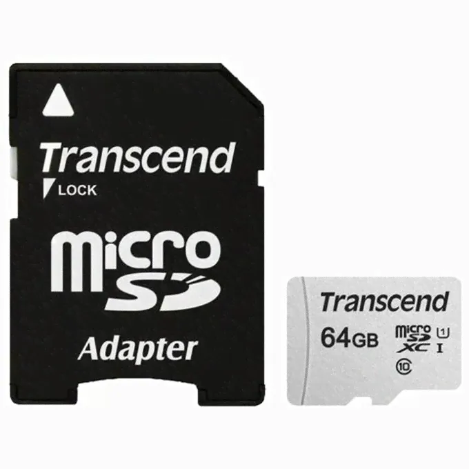 Карта памяти Transcend microSDXC 64 Гб class 10