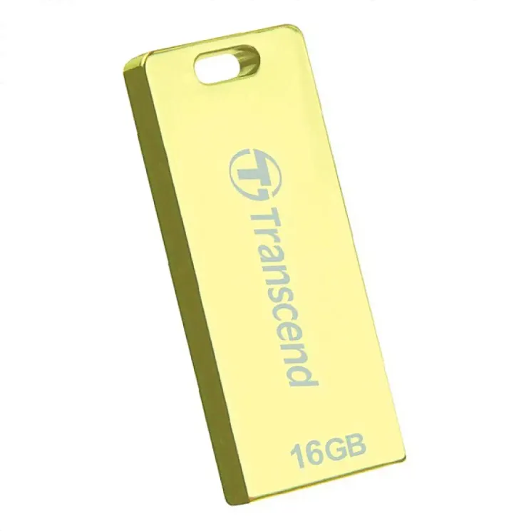 USB Флеш-накопитель Transcend 16 ГБ, золотой (TS16GJFT3G )
