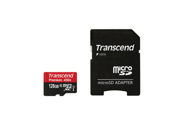 Карта памяти Transcend Premium 400X microSDXC C10 128GB, TS128GUSDU1-0