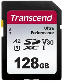 Карта памяти 128Gb SD Transcend (TS128GSDC340S)