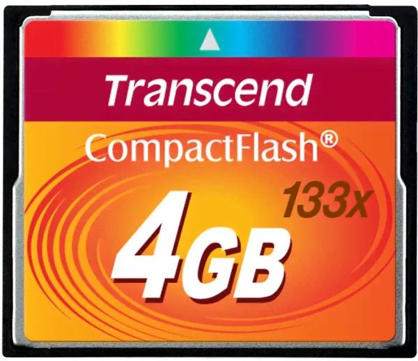 Карта памяти Transcend CompactFlash 133 4GB-0