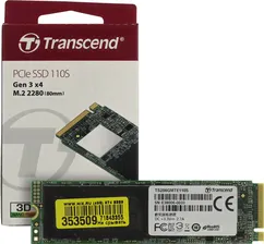 SSD 256 Gb M.2 2280 M Transcend MTE110S <TS256GMTE110S> 3D TLC