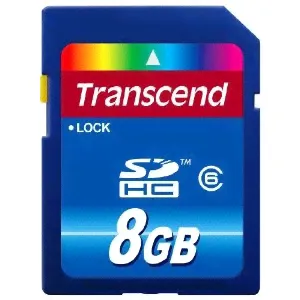 Transcend 8 GB SDHC Class 6-0
