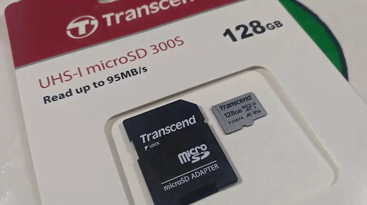 Распаковка карты памяти Transcend 300S (TS128GUSD300S-A) из Rozetka.com.ua