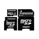 Transcend 2GB microSD + 2 adapters Transcend