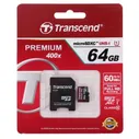 Transcend MicroSD 64Gb (SD adapter )