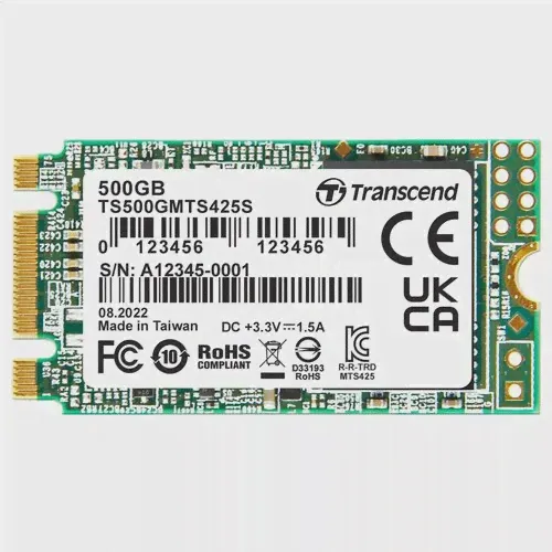 Твердотельный накопитель Transcend 500 ГБ M.2 TS500GMTS425S