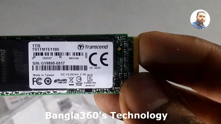 How To Transcend 110S 1TB M 2 M Key PCIe SSD Drive Unboxing & Review