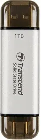 Внешний диск SSD Transcend TS1TESD310S, 1ТБ, серебристый