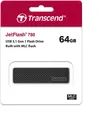 Флеш накопитель 64GB Transcend JetFlash 780, USB 3.0, черный/хром {TS64GJF780}