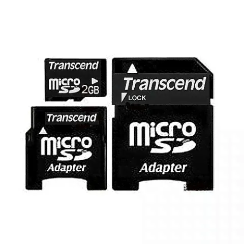 Transcend 2GB microSD + 2 adapters Transcend-0