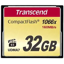 Transcend CompactFlash 1066x 32Gb карта памяти