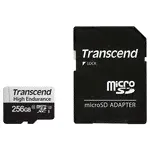Карта памяти Transcend 256Gb MicroSD Transcend + SD адаптер (TS256GUSD350V)